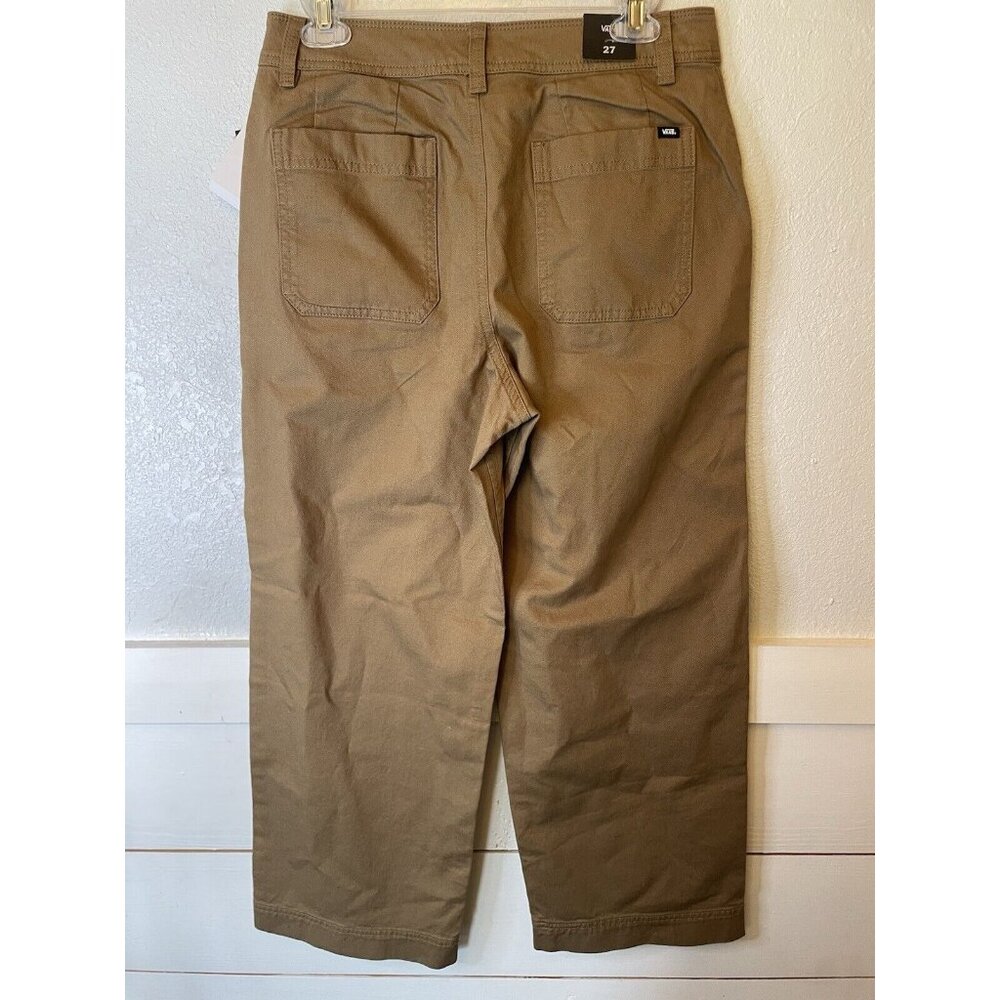 VANS In the Know Dark Beige PANTS New Khakis Mens Size 27 x 26 Skater Gorpcore - Picture 4 of 7